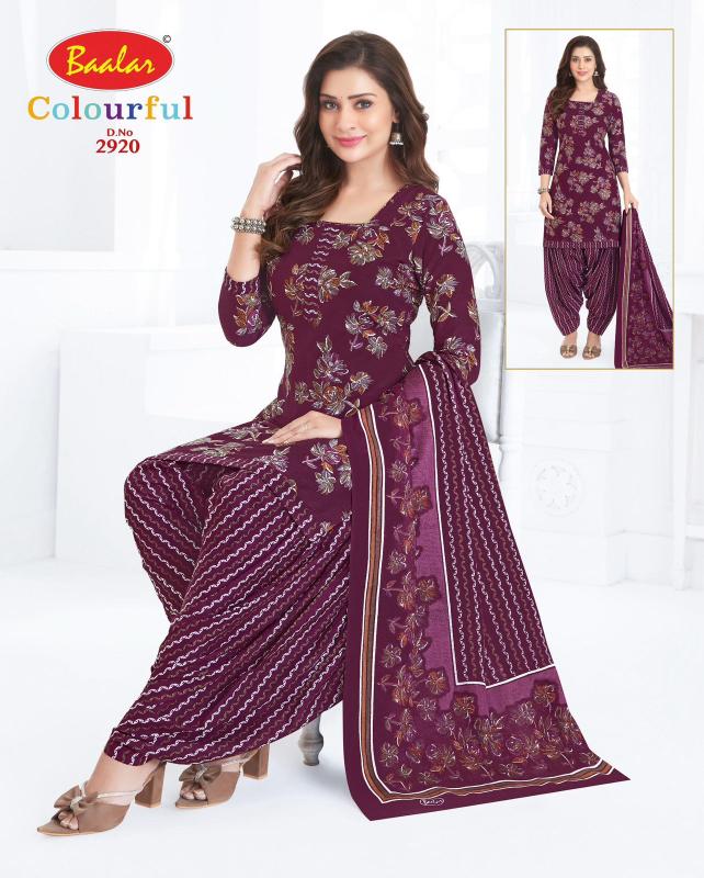 Baalar colourful vol-29 kalamkari dress material wholesale bangalore